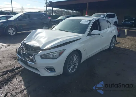 2018 Infiniti Q50 3.0T Luxe from USA, damaged, VIN JN1EV7ARXJM432749